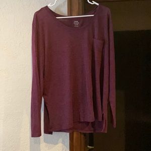 Old Navy boyfriend pocket 3/4 sleeve shirt